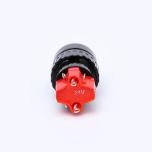 ELEWIND 16mm Plastic 6 PIN terminal Rûne foarm kiezer switch 2 posysje ûnderhâld (PB162Y-11X/21)