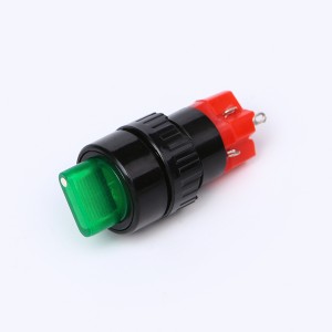 ELEWIND 16mm Plastic 6 PIN Terminal Round Shape Selector Switch الحفاظ على الوضعين (PB162Y-11X / 21)