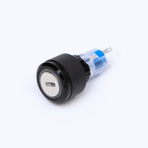 ELEWIND 22 мм Пластиковый 5-контактный разъем, 2 положения, круглый переключатель блокировки с подсветкой (PB223PY-11Y/21A/G/12V)