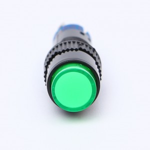 ELEWIND 8 mm Plastiek 5 PIN-terminaal Vergrendelende kortstondige ronde slot drukknoppie skakelaar (PB81F-11D/G/12V, PB81F-11ZD/G/12V)