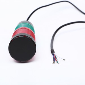 ELEWIND 40mm LED Signal Tower Incontinous Light o Continuous Light With Buzzer(YWJD-40A/D/2/RG/24V to 220V)