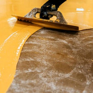 Epoxy intermediate epoxy floor paint digunakake ing gudang lan garasi