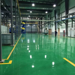 Епоксидна подова боя с висока твърдост против надраскване за подови настилки за индустриални паркинги