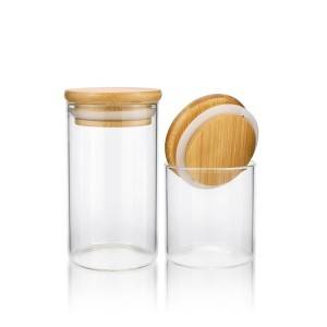 Tarro de miel de vidrio con alto contenido de borosilicato