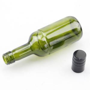 Engros Mest populære klar drik 250ml 330ml gennemsigtig glasølflaske