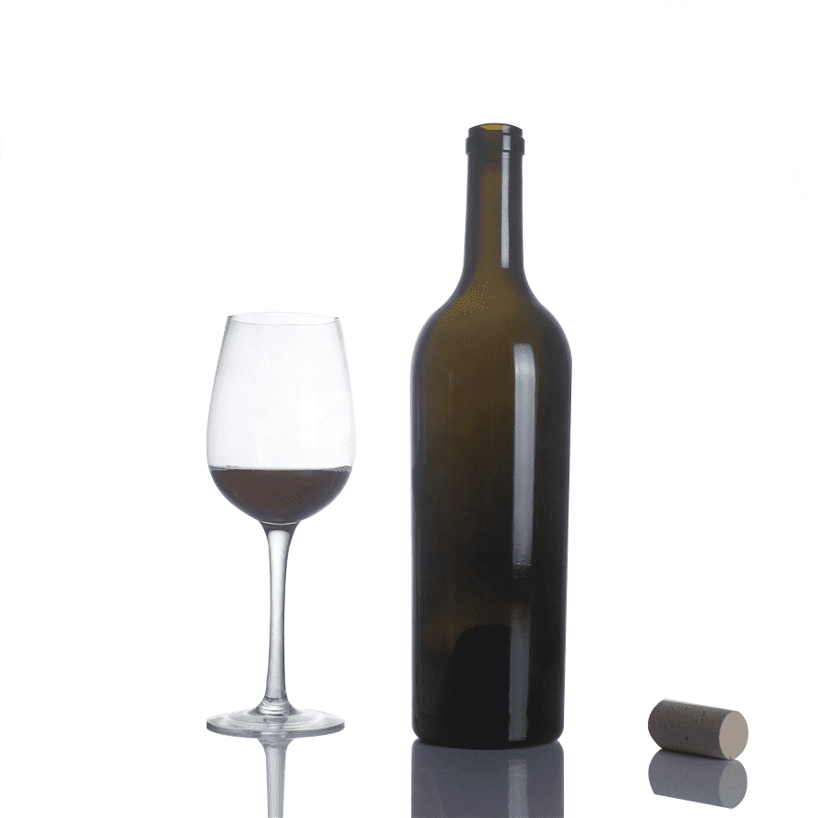 Fľaša na červené víno obsahuje obrázok