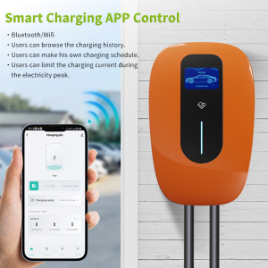 Smart Use EV Charger 22kW na may APP Type 2