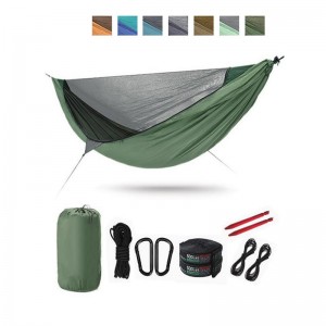HM0014 Mai Sauƙi Biyu Camping Parachute Hammock