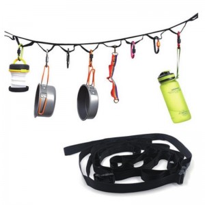 HS005 Outdoor Adjustable Camping Tent Storage Rope
