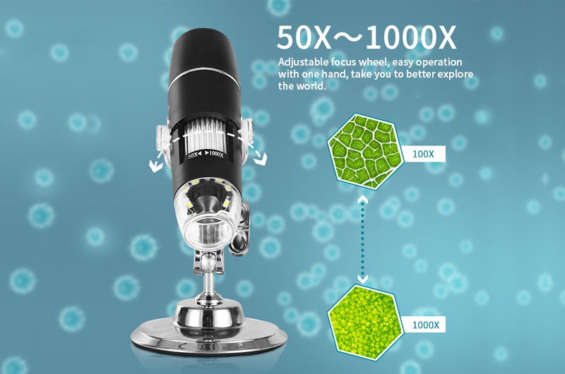 1000X HD Digital Magnifying Portable  Wifi Wireless  Electron Digital Microscope  02