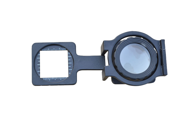 Folding enlarged small tabletop cloth magnifying glass 04