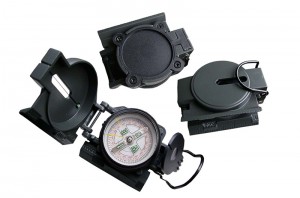 Magnetic compass metal lensatic hiring compass