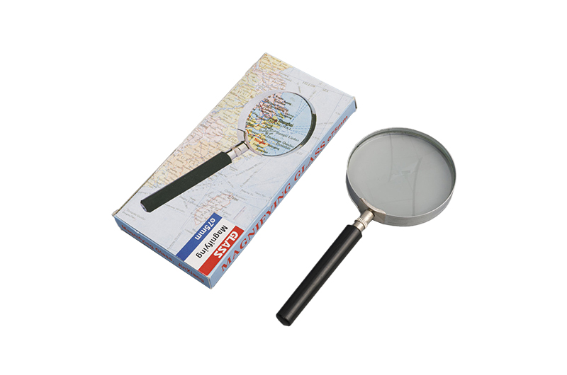 half metal frame glass lens  Learning Science Educational Magnifier 05