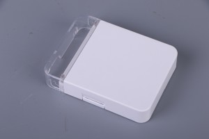 2 Core Indoor ABS Face Plate FTTH Fiber Optic Termination Box voor toepasselijk voor FTTH Ftto en Fttd Network