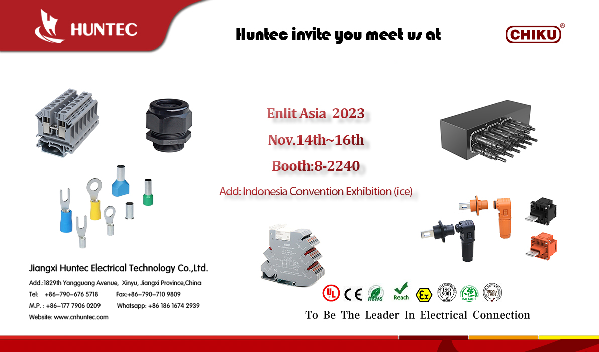 Huntec Invitation Letter Warmly Welcome to Meet us at Enlit Asia 2023