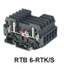 RTB 6-RTK/S atjungimo tikrinimo gnybtų blokas