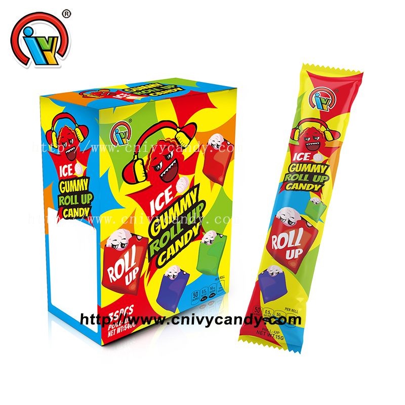 Factory supply fruit roll ups candy