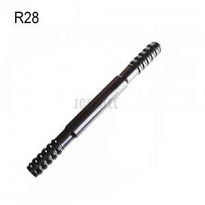 ເຄື່ອງມືເຈາະ R28 drifter rock drill rod ສໍາລັບ drifting ແລະ tunnel