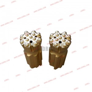 R32-102mm Thread Button Bit Bench Drilling, Hard Rock Tools Long Life Time