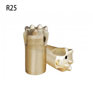 Madencilik için R25 yüksek kaliteli dişli düğme uçları