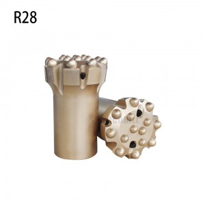 R28 Diameter 43mm 7 Knoppen Draad Knop Bits Voor Steengroeve Graniet Rots