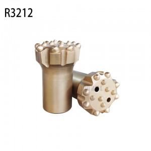 Top Hammer Drilling R3212 Thread Button Drill Bit Para sa Bench Mining