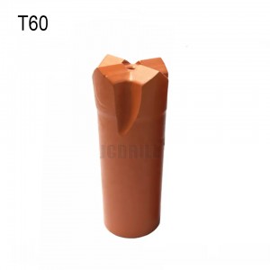 T60 stendinis gręžimas akmenų gręžimo kryžiaus tipo grąžtas