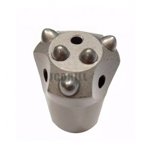 11 Derajat 41mm 8 tombol Tungsten Carbide Tapered Rock Drill Button Bits Rock Drilling Bits