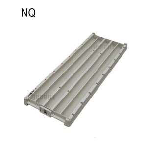 HQ size plastic drilling core box with cover for gold mining ore and coal mining core tray NQ BQ PQ