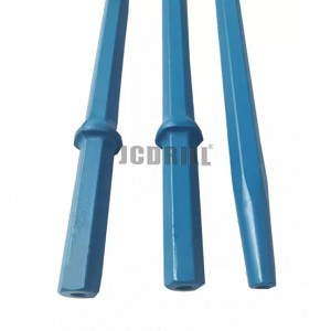 600mm ki te 6000mm Hex Tapered Tools Tapered Drill Rod for Quarrying