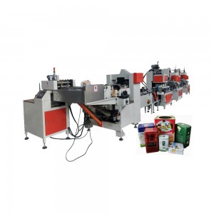 Square tea/gift can and other cans automatic line
