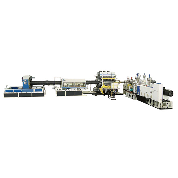 Wholesale China UPVC/CPVC Pipe Extrusion production line Manufacturers Suppliers –  Horizontal HDPE Double-wall Corrugated Pipe extrusion machine  – JWELL