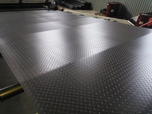 TPE/TPO/PVC地板脚垫挤出生产线