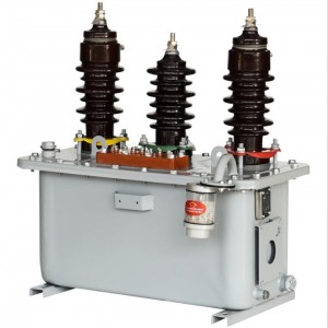 JLS 3/6/10KV 5A dış mekan yağa daldırılmış yüksek voltajlı güç ölçüm kutusu üç fazlı üç telli kombine transformatör