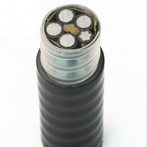 YJHLV(22/82) 0.6/1KV 10-400mm 1-5 nukleoa Aluminiozko aleazio zinta katea blindatua potentzia kablea