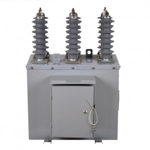 JLSZV 6/10KV 10000/100V 5-300A fafo tolu-vaega tu'ufa'atasi transformer maualuga-voltage mita pusa