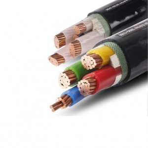 YJV 0.6/1KV 1.5-400mm² 1-5 inti Made in China Overhead tipe XLPE kabel daya inti tembaga