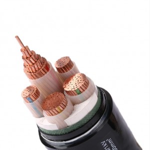 YJV22 0.6/1KV 10-400mm² 2-5 inti voltase rendah lan menengah lapis baja kabel daya cross-linked tembaga murni
