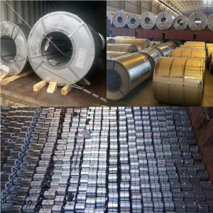 SGCC DX51D+Z Steel Coil Gi Galvanized Steel Rolls Leqephe la Likoloi la Boleng bo Phahameng