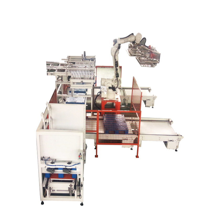 Pallettizzatore robot industriale automatico Sunrise per linea di produzione di bevande
