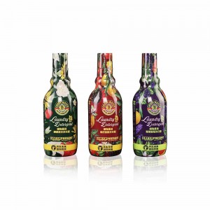 Makukulay na Customized Design Pet Shrink Wrap Packaging Label para sa plastic bottle
