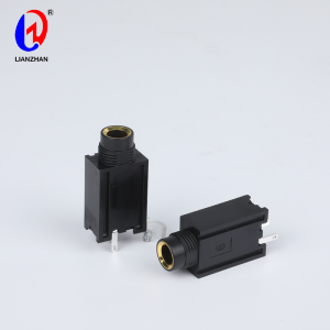 6.35mm Headphone Socket 1/4 inch 3 Pin Panel Mount Audio Stereo Female Jack Connector