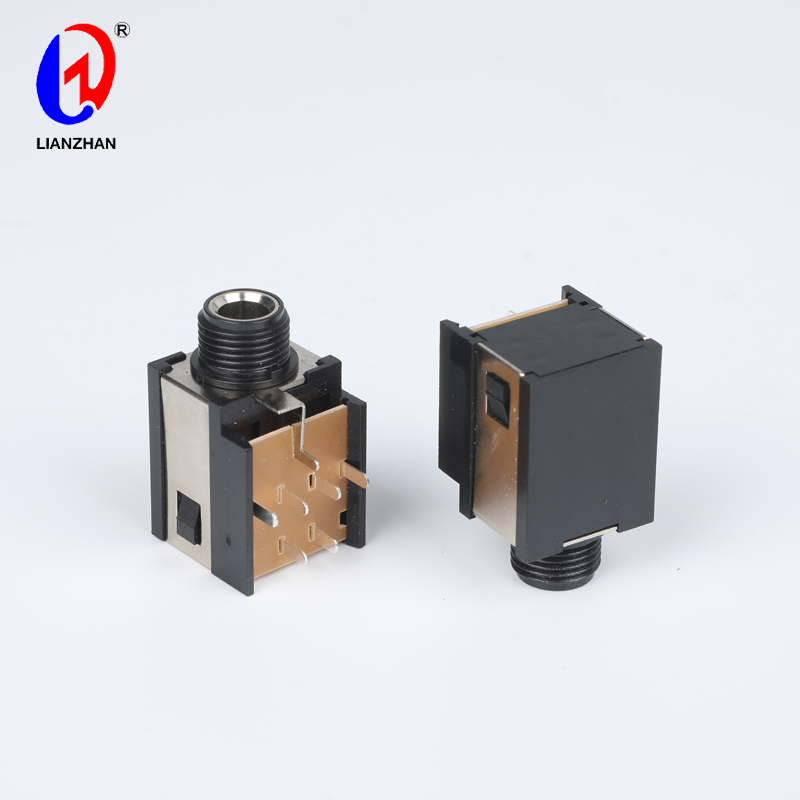 6.35mm Stereo Jack Socket 7 Pin PCB Mount Female Audio Headphone Socket Connector Featured Image
