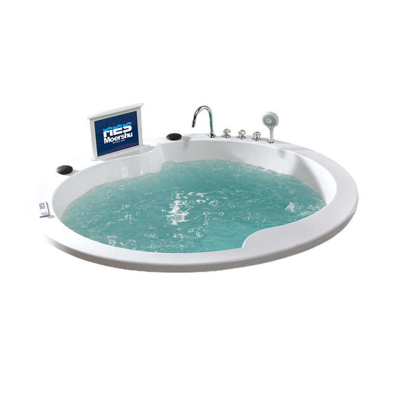 Maşgala üçin “Whirlpool” köp funksiýaly tegelek massa bath wannasy