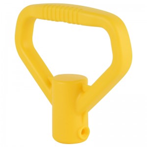 HDPE plastic scoop handle by injection molding