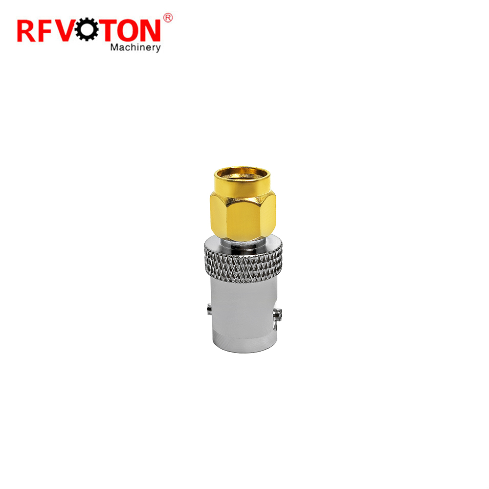 RFvoton adapter bnc female jack to sma male plug rf coaxial adapter