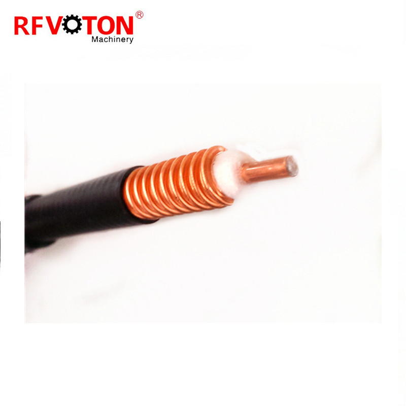 Jumper 1/2 superflex cable with 7/16 Din Male Straight L29 Male right angle connector 1/2 SF cable
