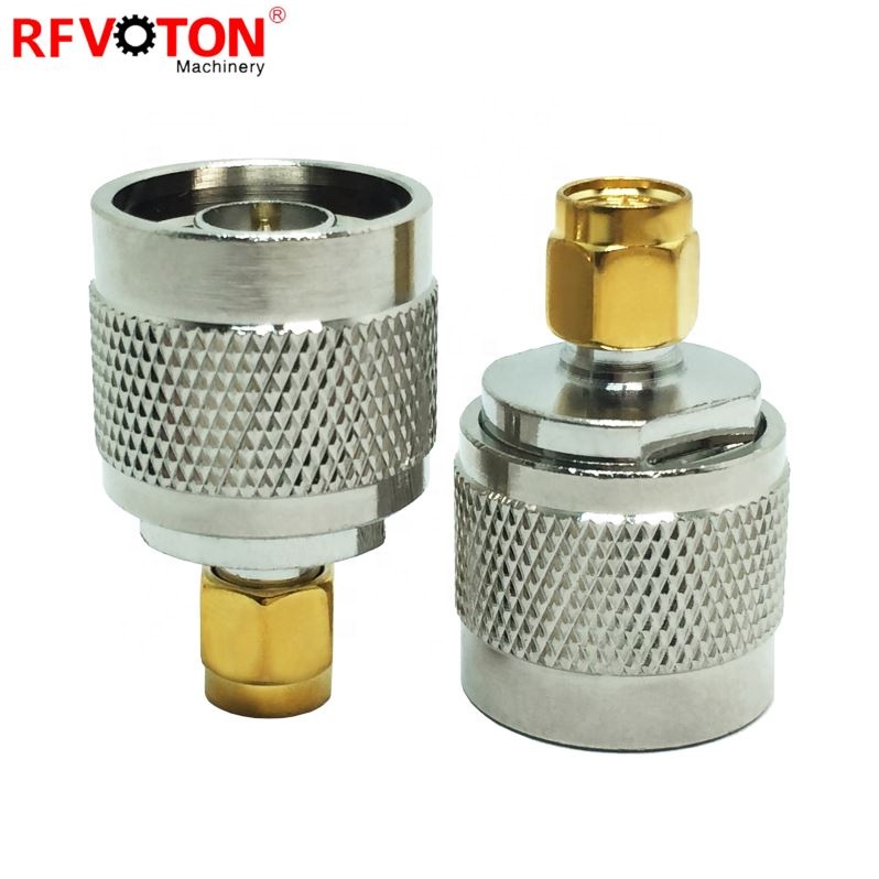 rf coaxial N Plug male to SMA male Straight RF Connector adapter