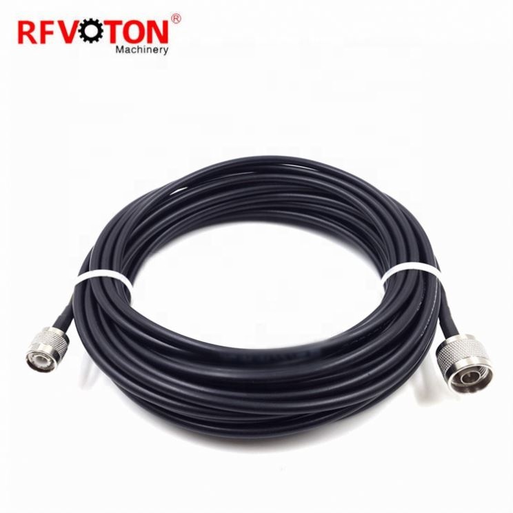 RFVOTON n erkek rp tnc erkek için kıvrım rg58 RG223 LMR195 LMR200 3D-FB 240 gps 3g anten kablosu montajı