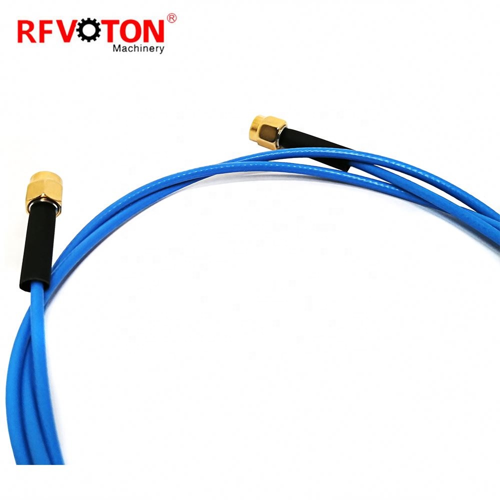 1.5M Customized length rf SMA male to SMA male for SS405 cable